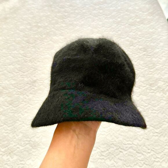 Angora/Wool Fuzzy Bucket Hat Bowler Hat - Picture 3 of 7
